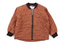 Noa Noa Miniature thermal jacket Grace copper brown print